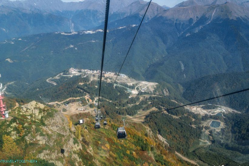 Kamniti steber 2509m v Rosa Khutorju - odlično sledenje za začetnike