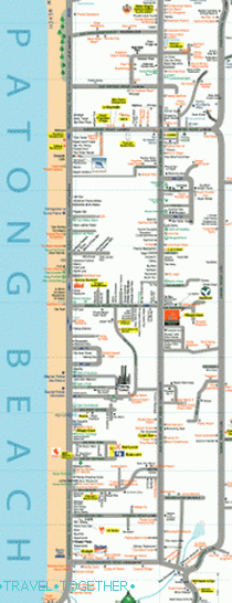 Patong Beach Map