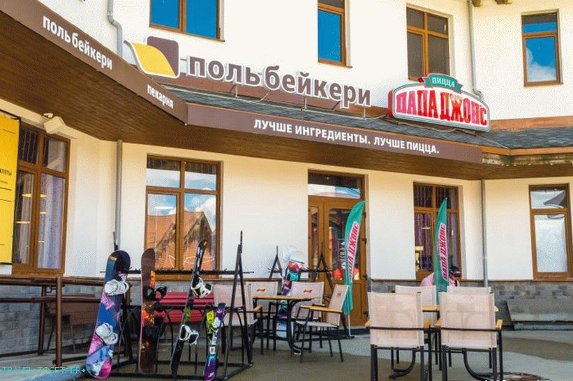Kavarna Paul Pekarna v Rosa Khutorju