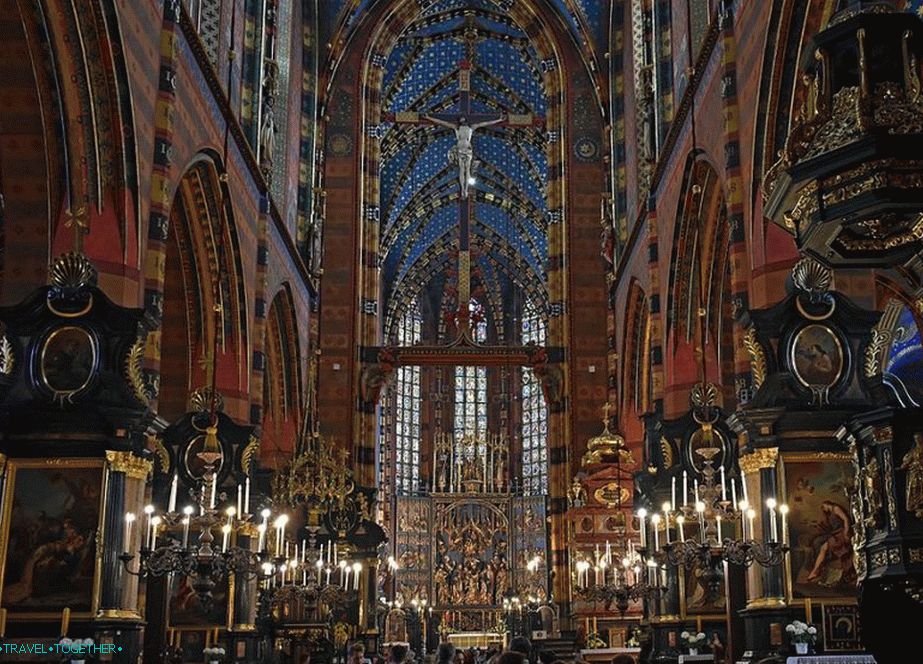 Notranjost cerkve sv. Marije