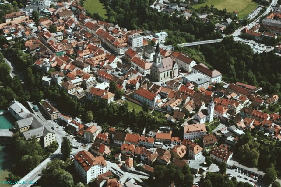 Panorama mesta Kranj