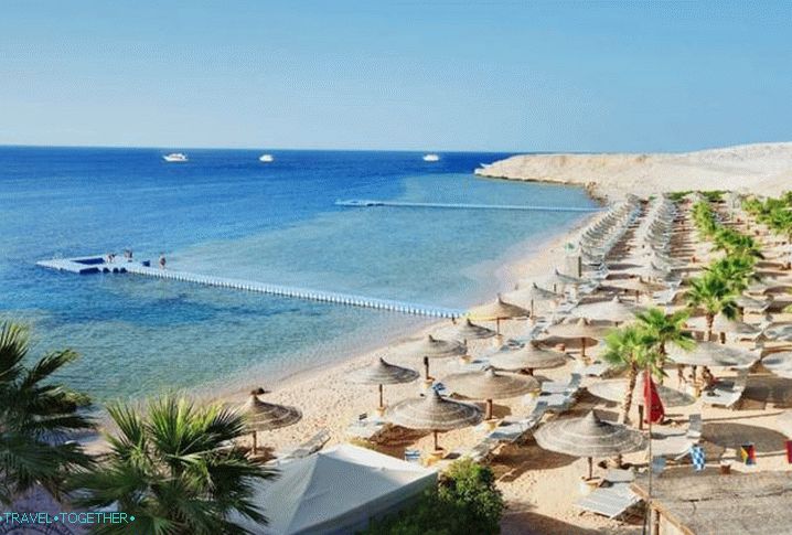 Egipt, plaža v Sharm el-Sheikhu