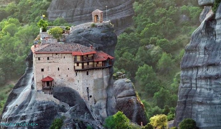 Grčija, samostani Meteora