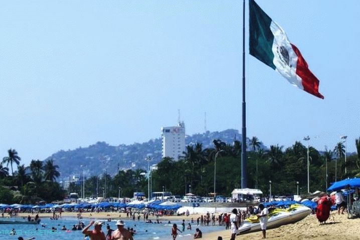 Mehika, plaža v Acapulcu