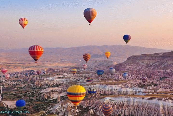 Turčija, turneja z balonom v Kapadokiji