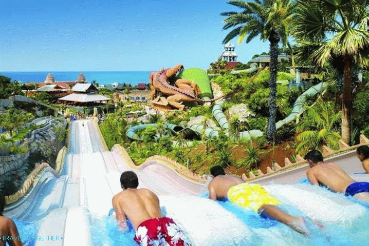 Vodni park Kanarski otoki Siam Park