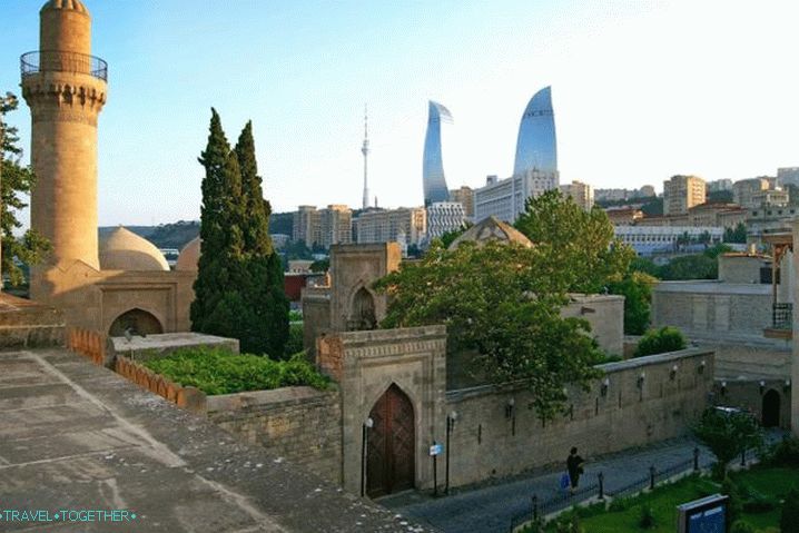Azerbajdžan, palača Shirvanshahs v Bakuju