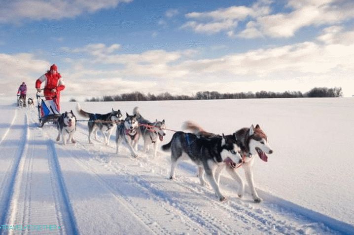 Karelia, pojdi na sankanje