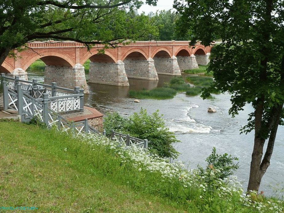 Brick bridge in Kuldiga