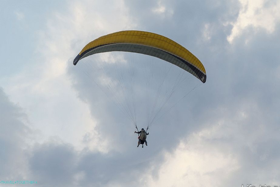 Obstajajo letenje z jadralnimi padali
