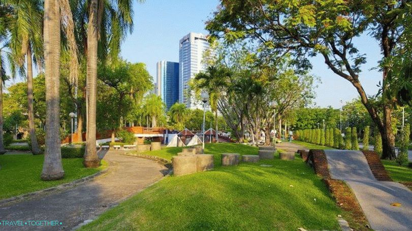Park Chatuchak v Bangkoku