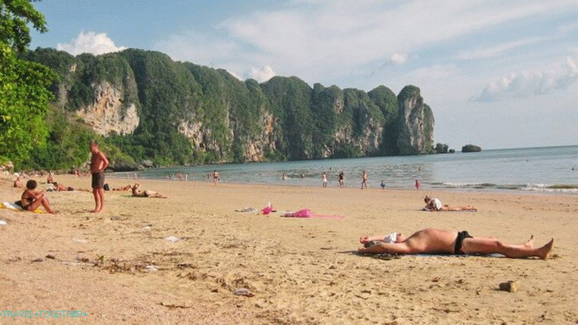 Plaža Ao Nang v provinci Krabi