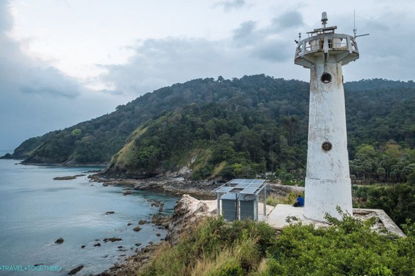 Svetilnik na otoku Koh Lanta na Tajskem