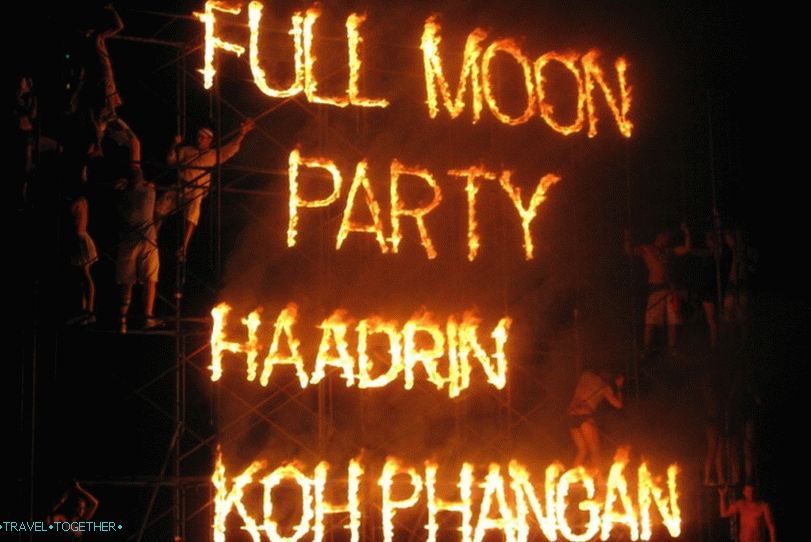 Zabava polne lune na Koh Phanganu