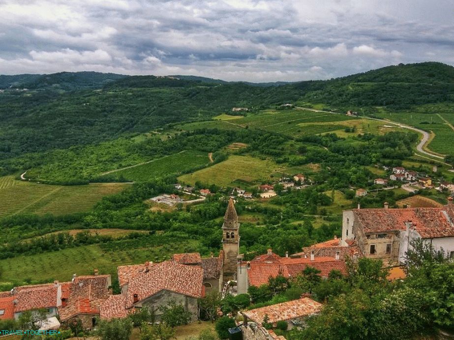 Pogled na okolico Motovuna