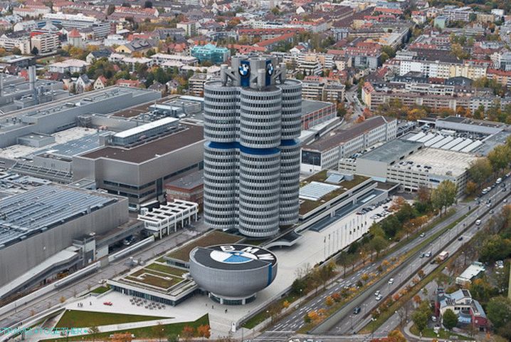 Muzej BMW iz višine