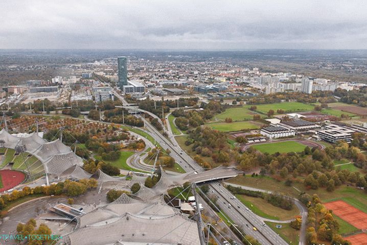 Mesto München iz višine