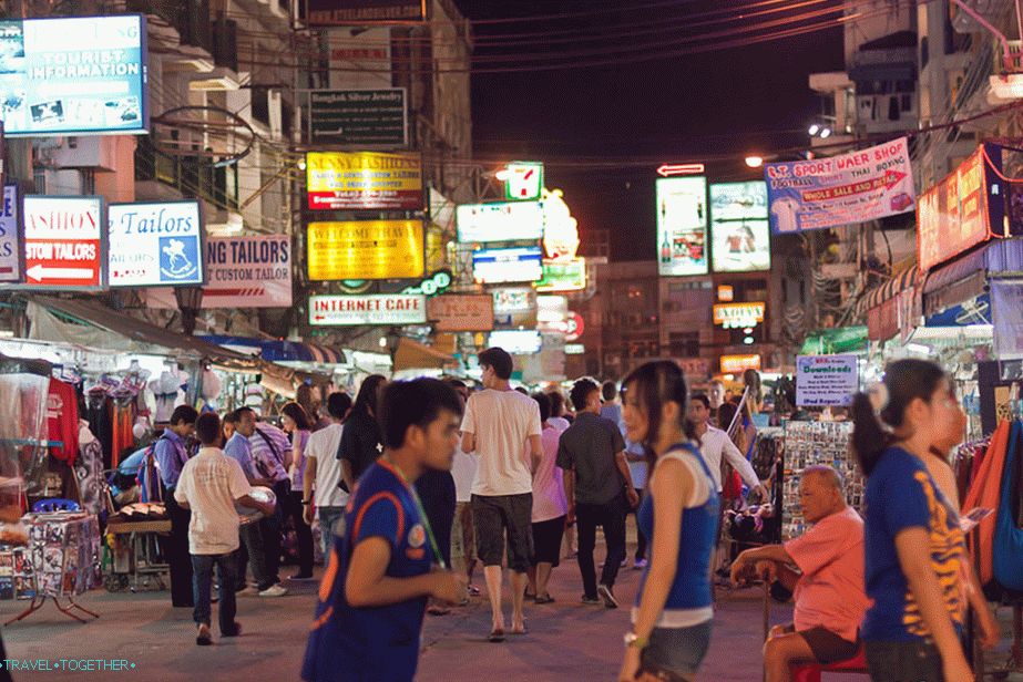 Cesta Khao San, Bangkok