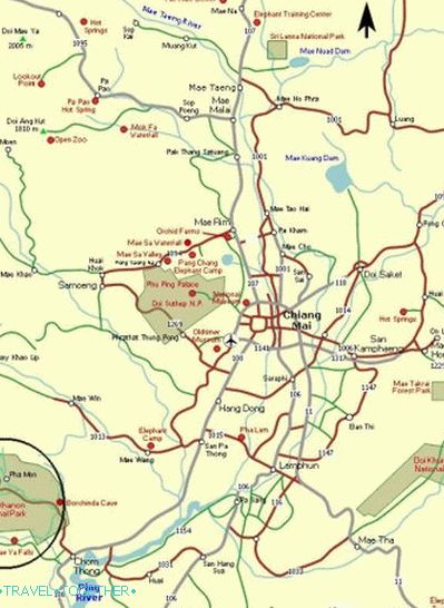 Doy Inthanon Map