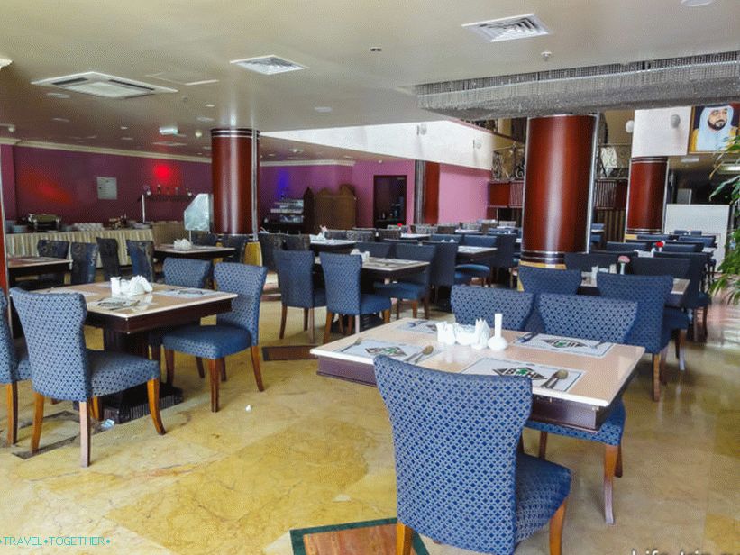 Restavracija v hotelu, kjer smo imeli zajtrk