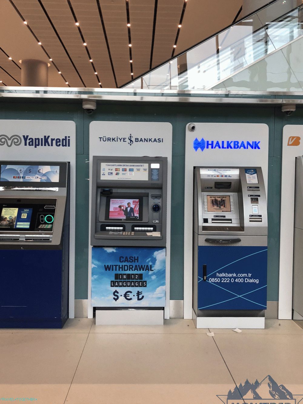 Bankomati na novem letališču
