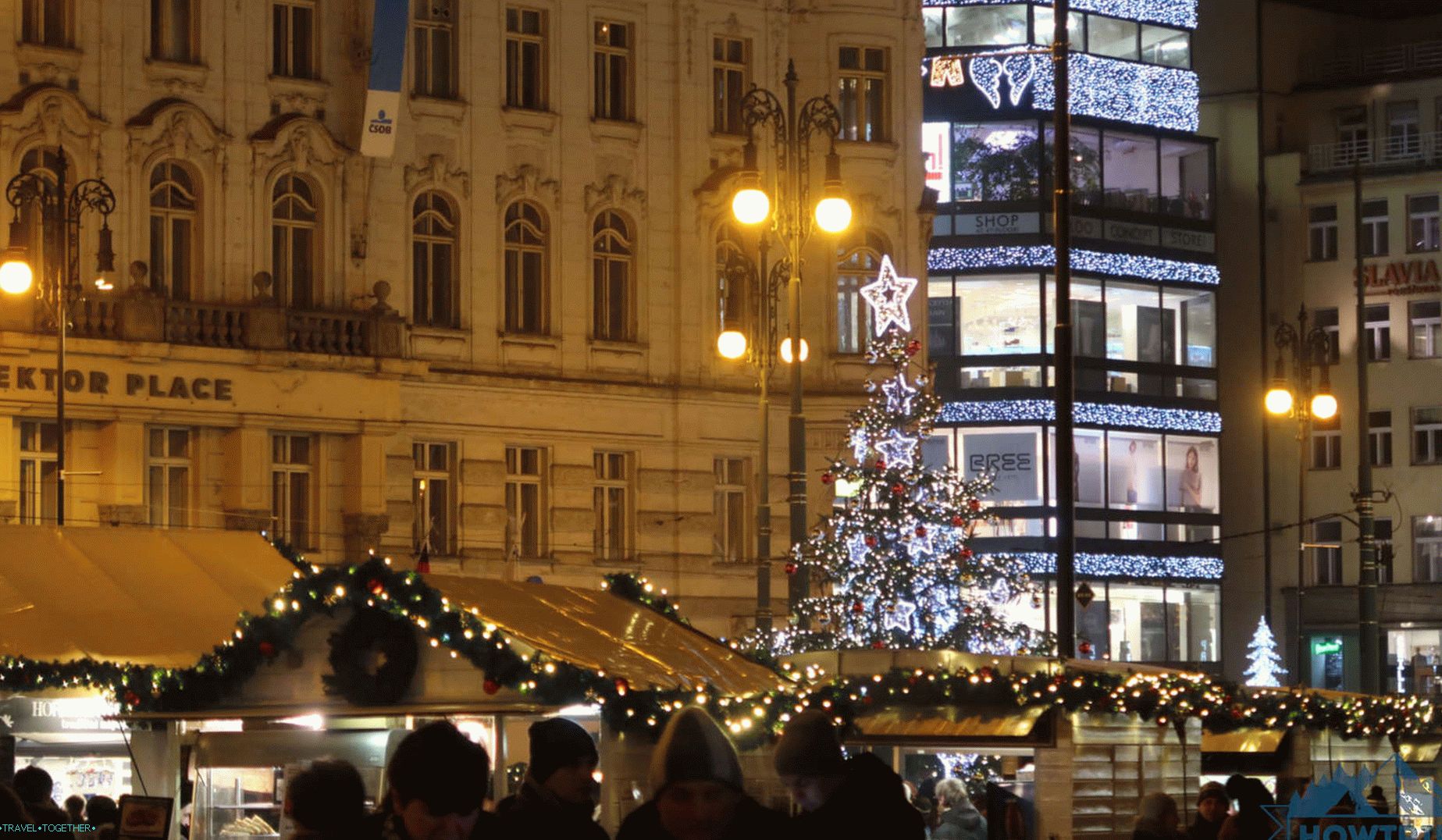 Božična tržnica v Pragi