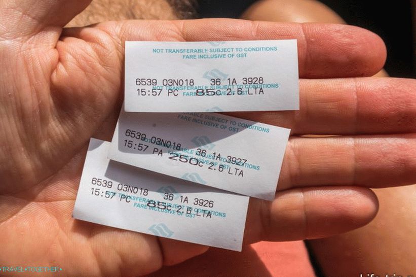 Vozovnica, ki jo je voznik izdal po plačilu prevoznine