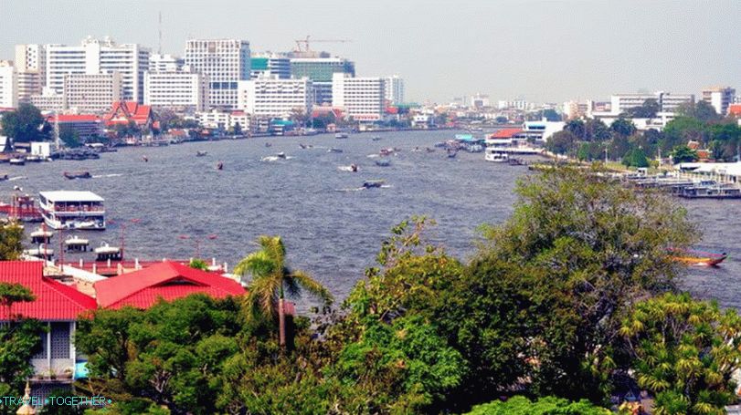 Reka Chao Phraya v Bangkoku