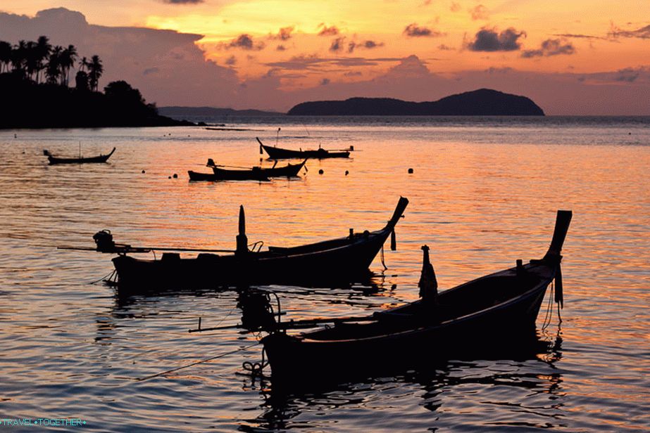 Phuket sončni zahodi