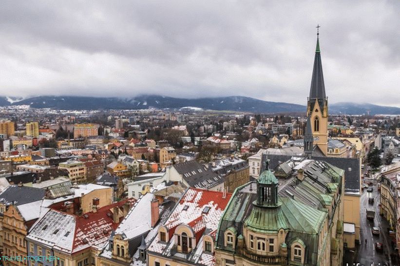 Liberec je majhno mesto, večina je na fotografiji