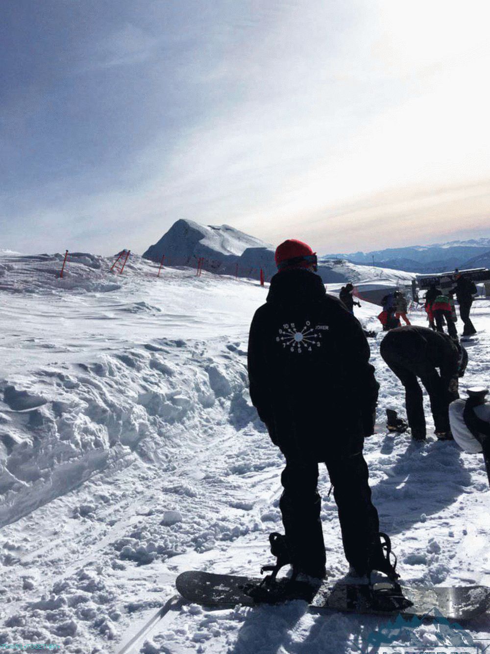 Snowboard na rožnati kmetiji