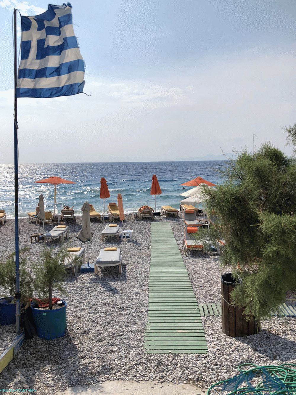 Prodnata plaža na Rodosu