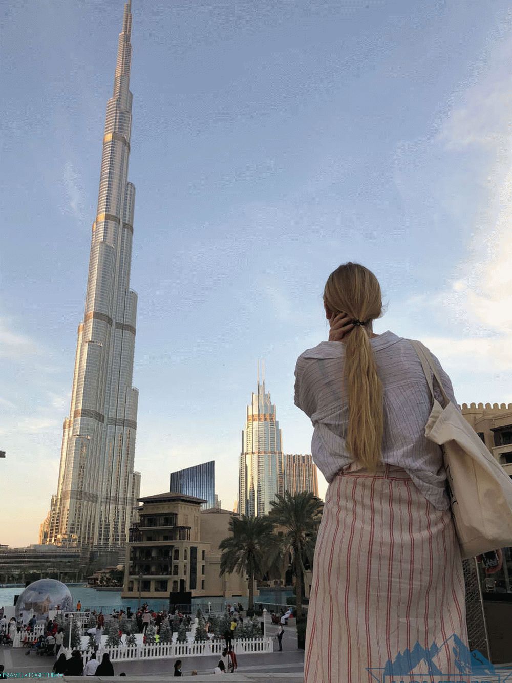 Pogled na Burj Khalifo