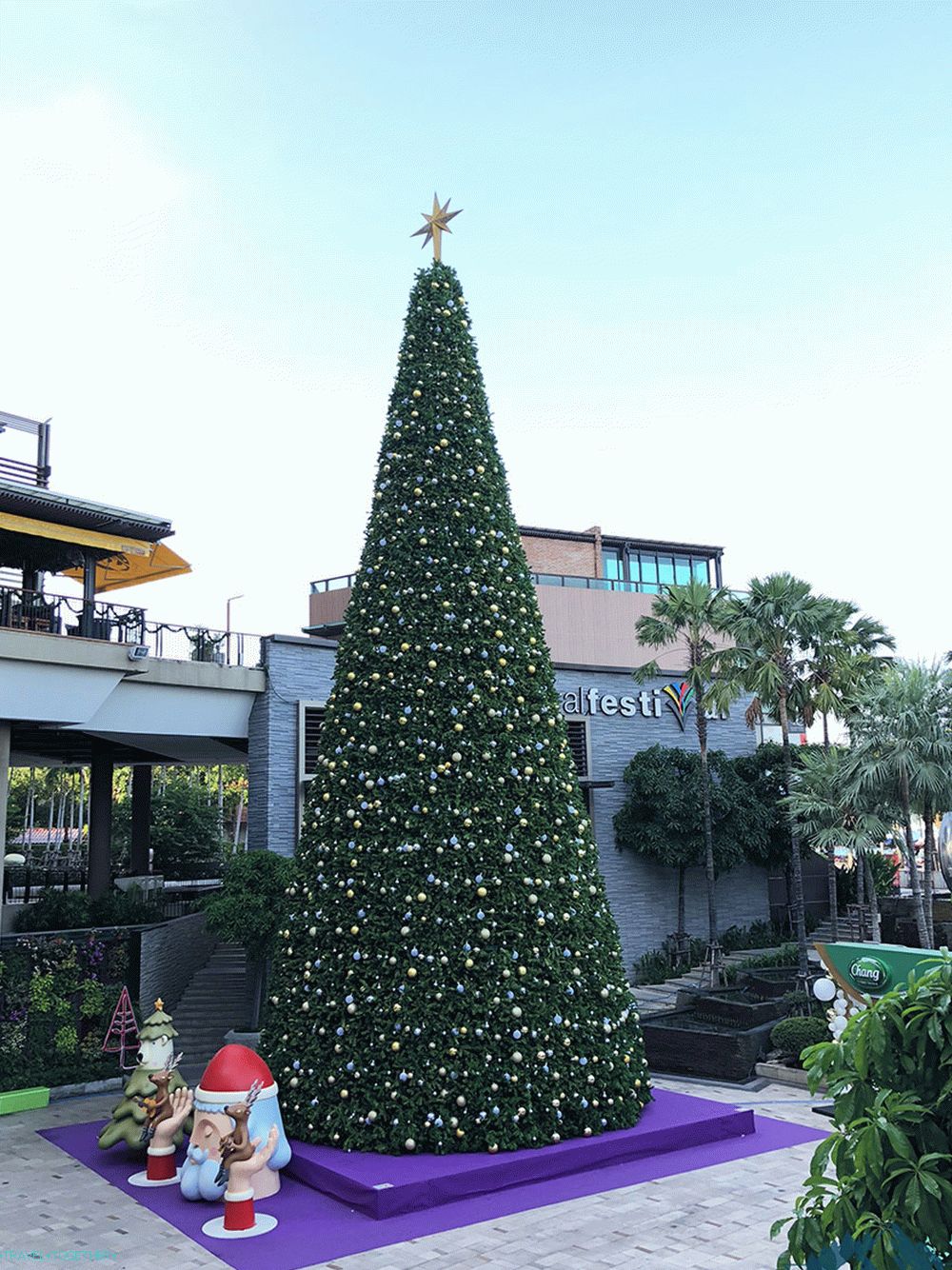 Božično drevo v Pattayi