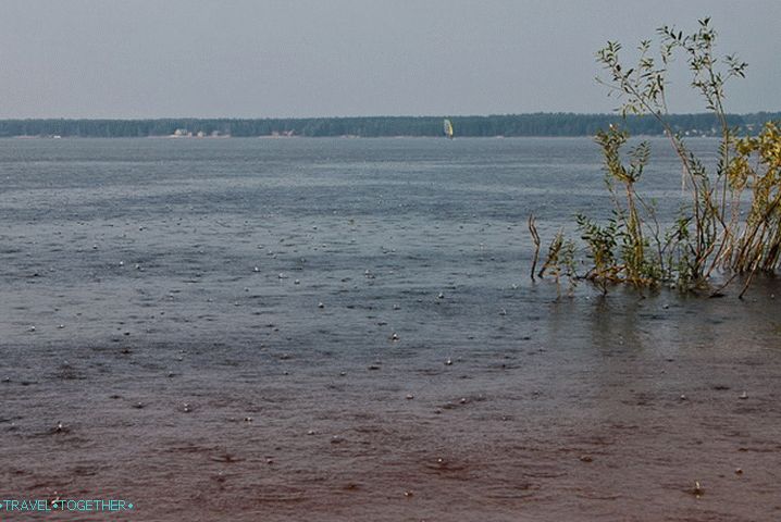 Padec na jezero Volgo.