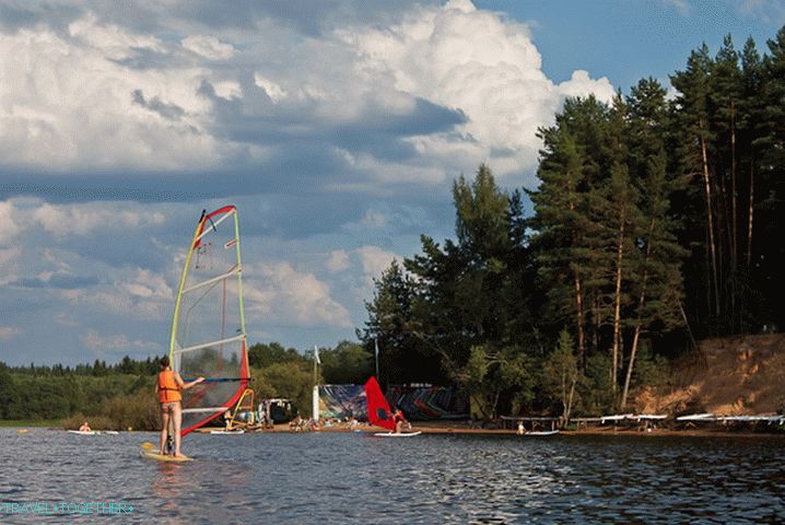 Surferji iz tabora. Volga.