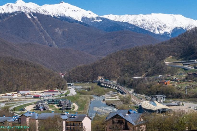 Park Orchard in Krasnaya Polyana - valji in rolke