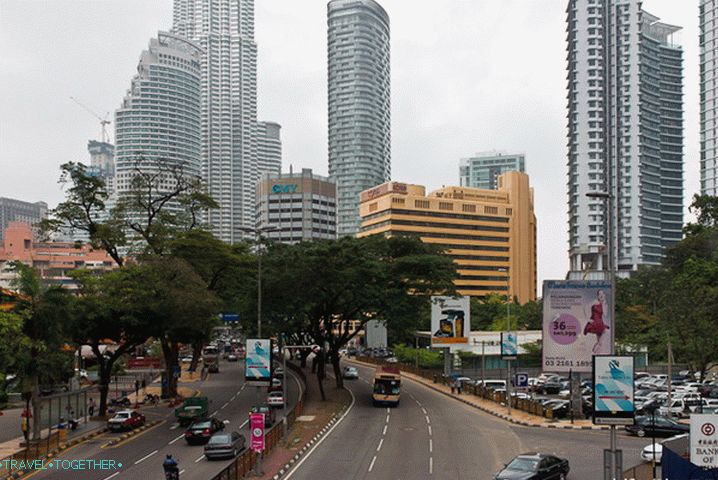 Moderno mesto Kuala Lumpurja