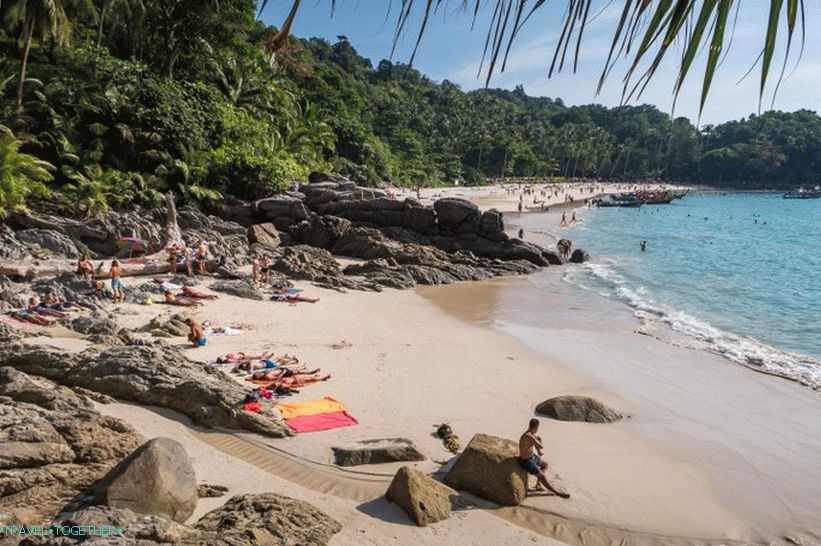 Ista plaža, ki je ločena s skalo od ostalega Fridoma