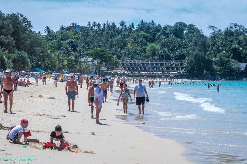 Plaža Karon v Phuketu (plaža Karon) - skoraj kot Patong