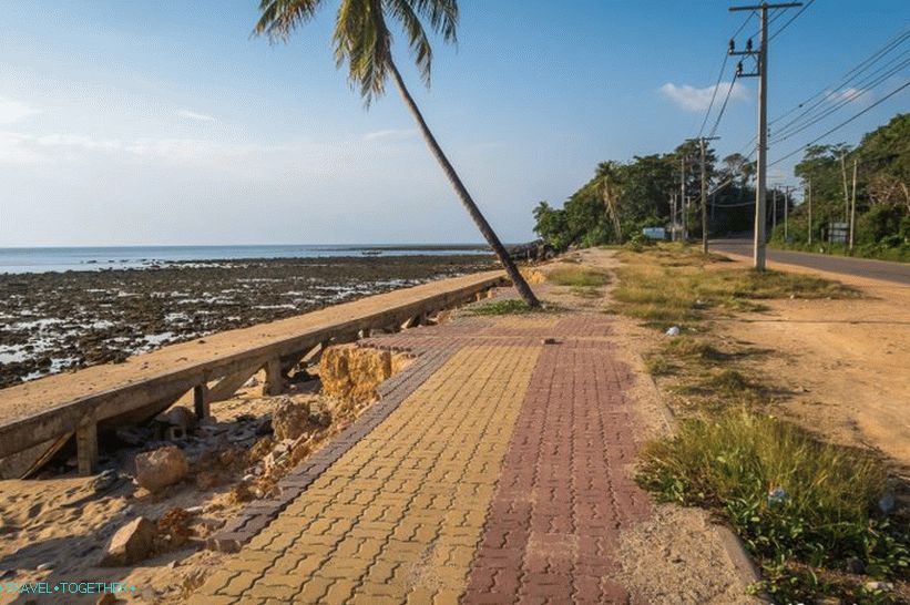 Plaža Klong Toab na Lanti - mešana čustva, nepopoln pregled