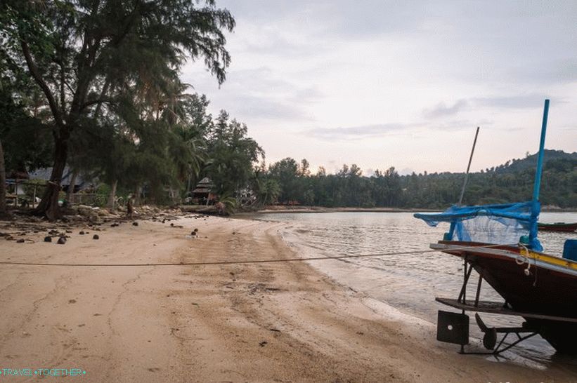 Plaža Malibu in zaliv Chaloklam na Phanganu - tri v enem