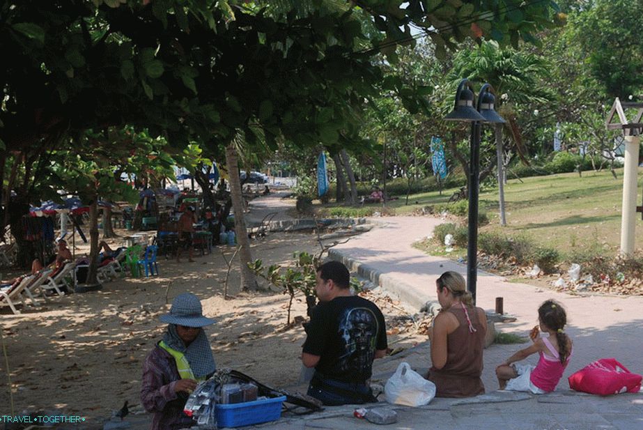 Osrednji del plaže