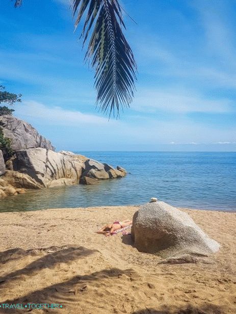 Pogled na morje z leve strani plaže