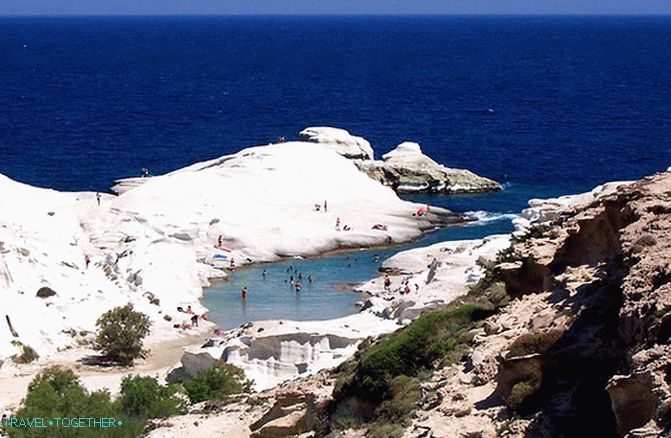 Počitnice na plaži v Grčiji - dotik morja