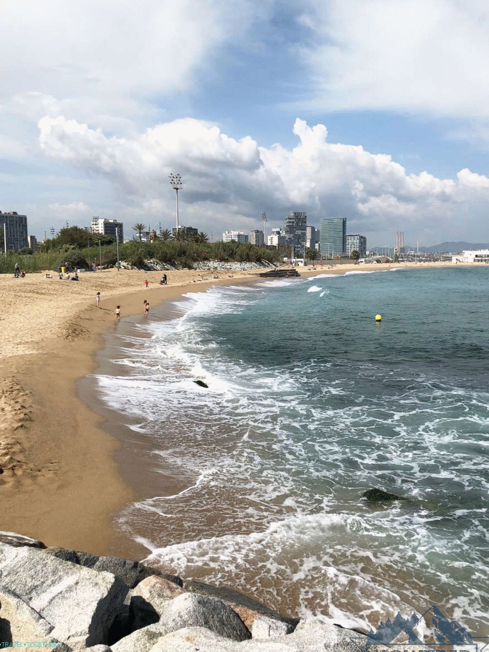 Nudistična plaža v Barceloni