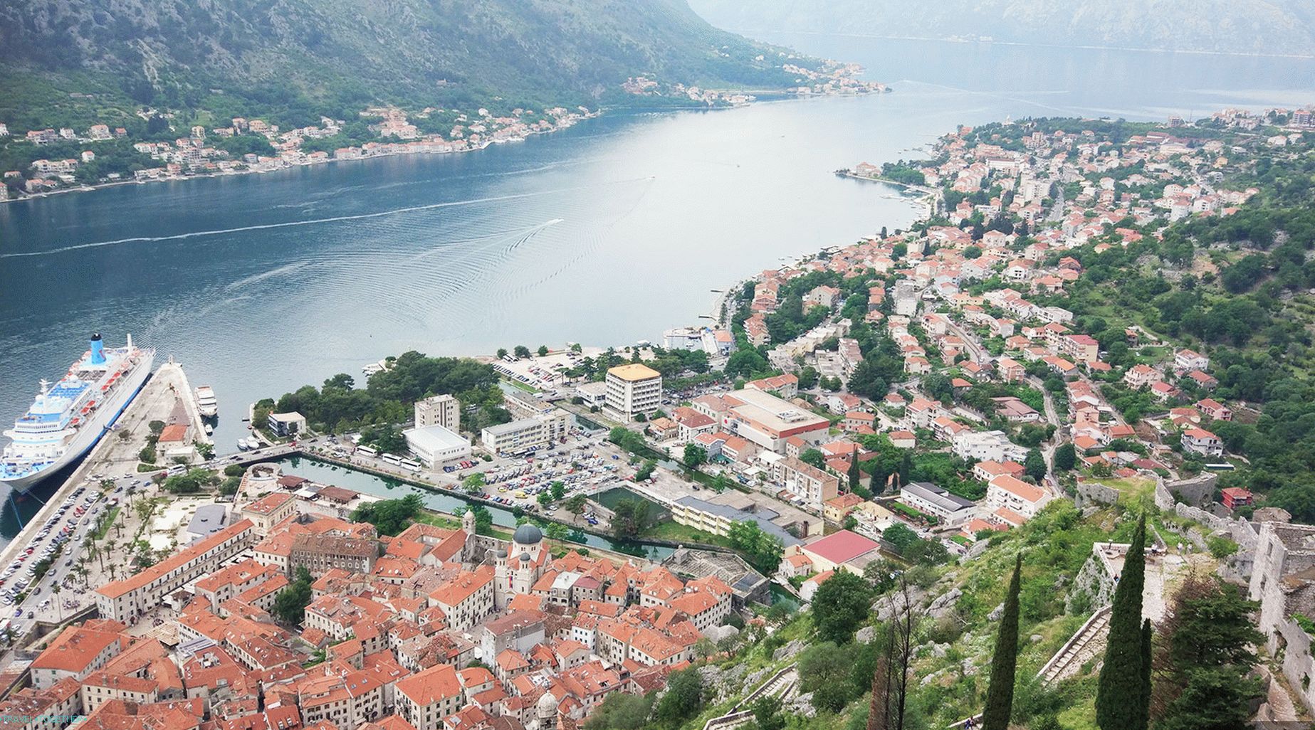Kotor, Črna gora v juliju