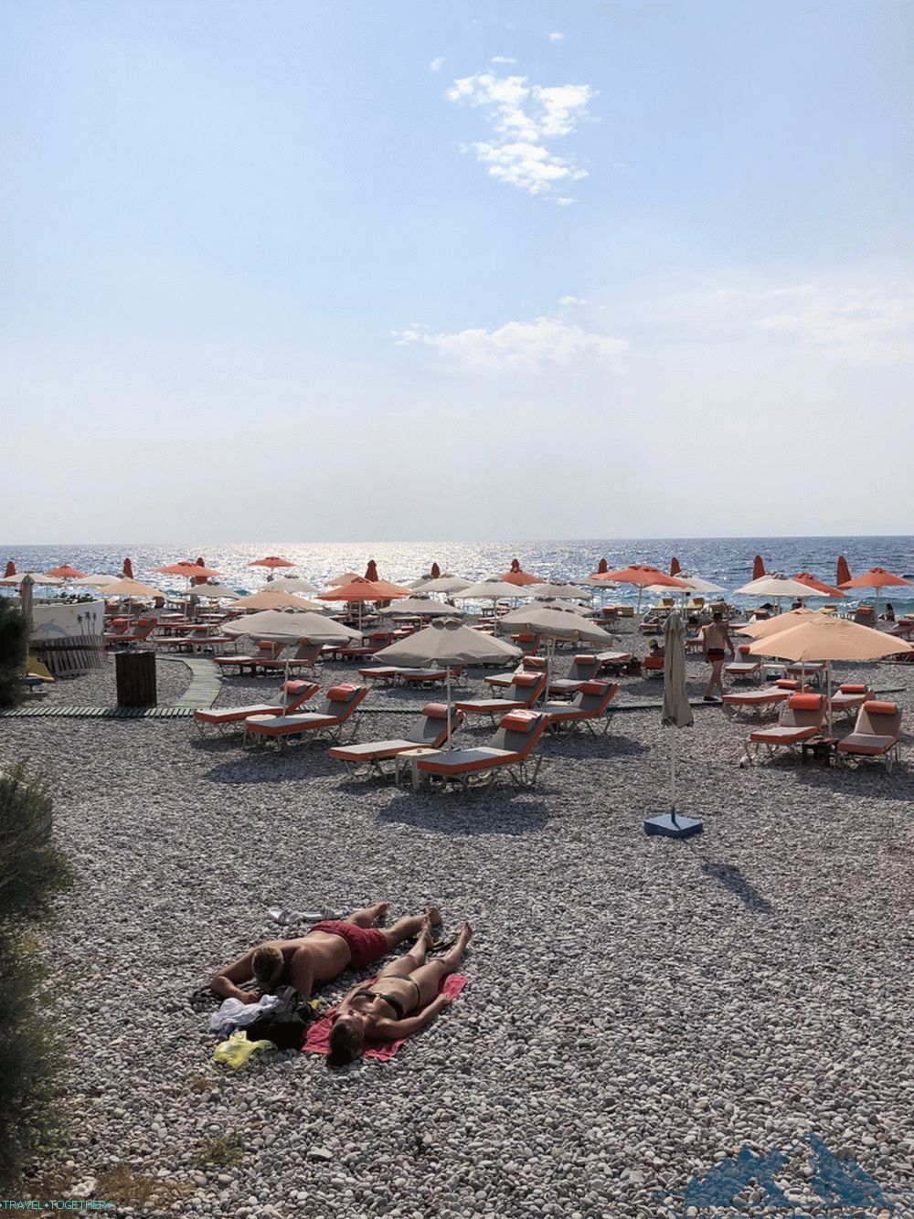 Prodnata plaža na Rodosu