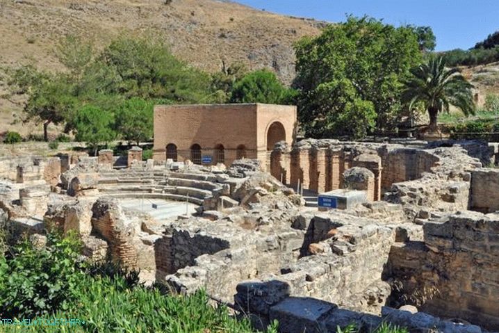 Vreme na Kreti v maju - antično naselje Gortyna