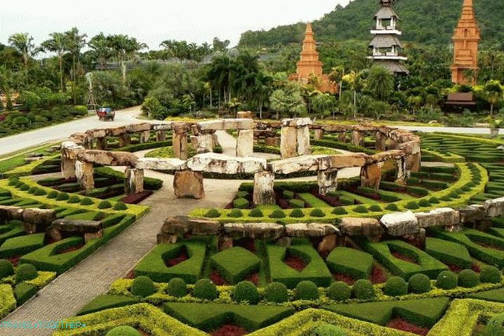 Vreme v Pattayi v maju, Nong Nooch Garden